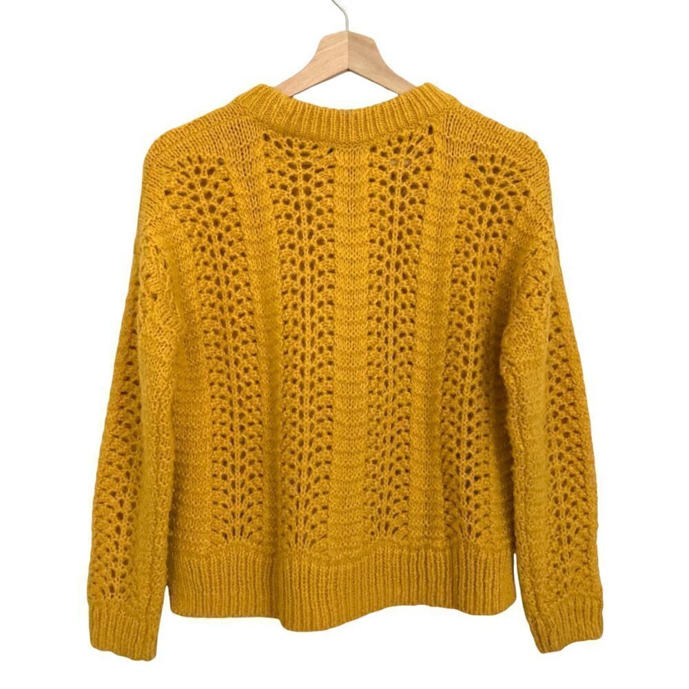 MADEWELL Windemere Oversized Alpaca Sweater XXS Gold - Picture 10 of 12